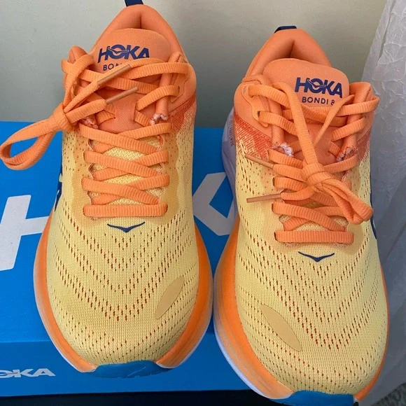 Hoka One One Men's Bondi 8 Running Sneaker Shoes, Size -M7-W8 - Picture 3 of 8